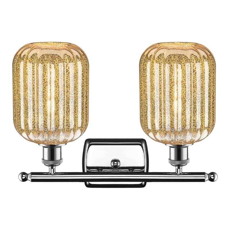 Innovations Lighting Endless Possibilities Ballston - Preston - 2 Light 17" Jar Shade Bath Vanity Light