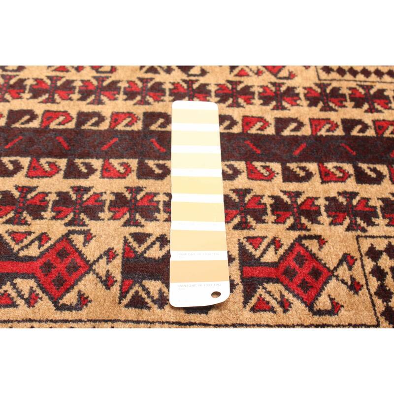 ECARPETGALLERY Hand-knotted Teimani Beige Wool Rug - 3'1 x 4'7