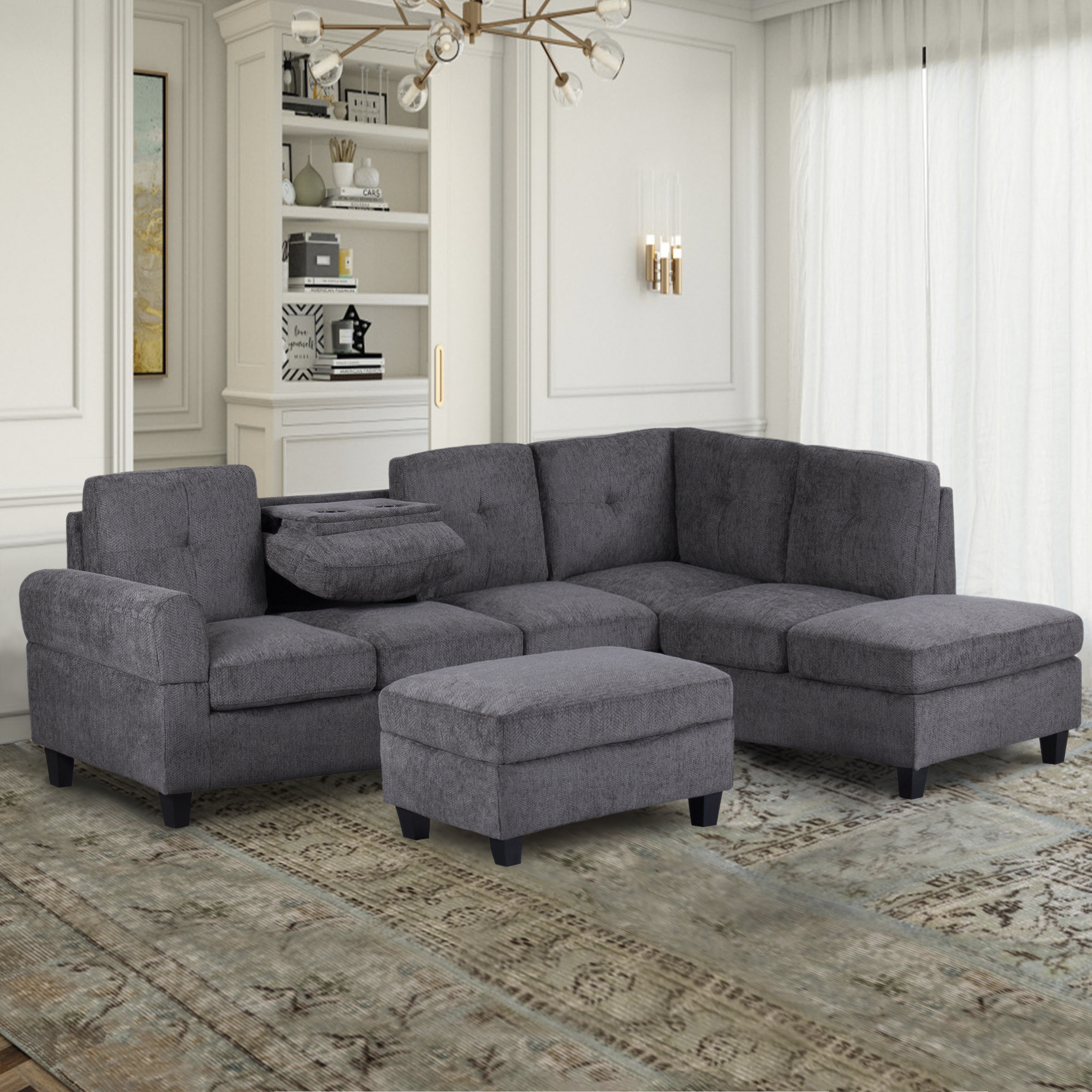L seater sofa discount set