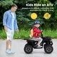 preview thumbnail 10 of 53, 6V Kids Ride On Electric ATV with LED Headlights and MP3 Player - 29.5" x 18" x 22" (L x W x H)