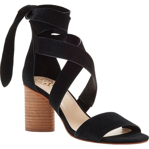 Vince Camuto Womens Jeneve Leather Open Toe Casual Strappy Sandals