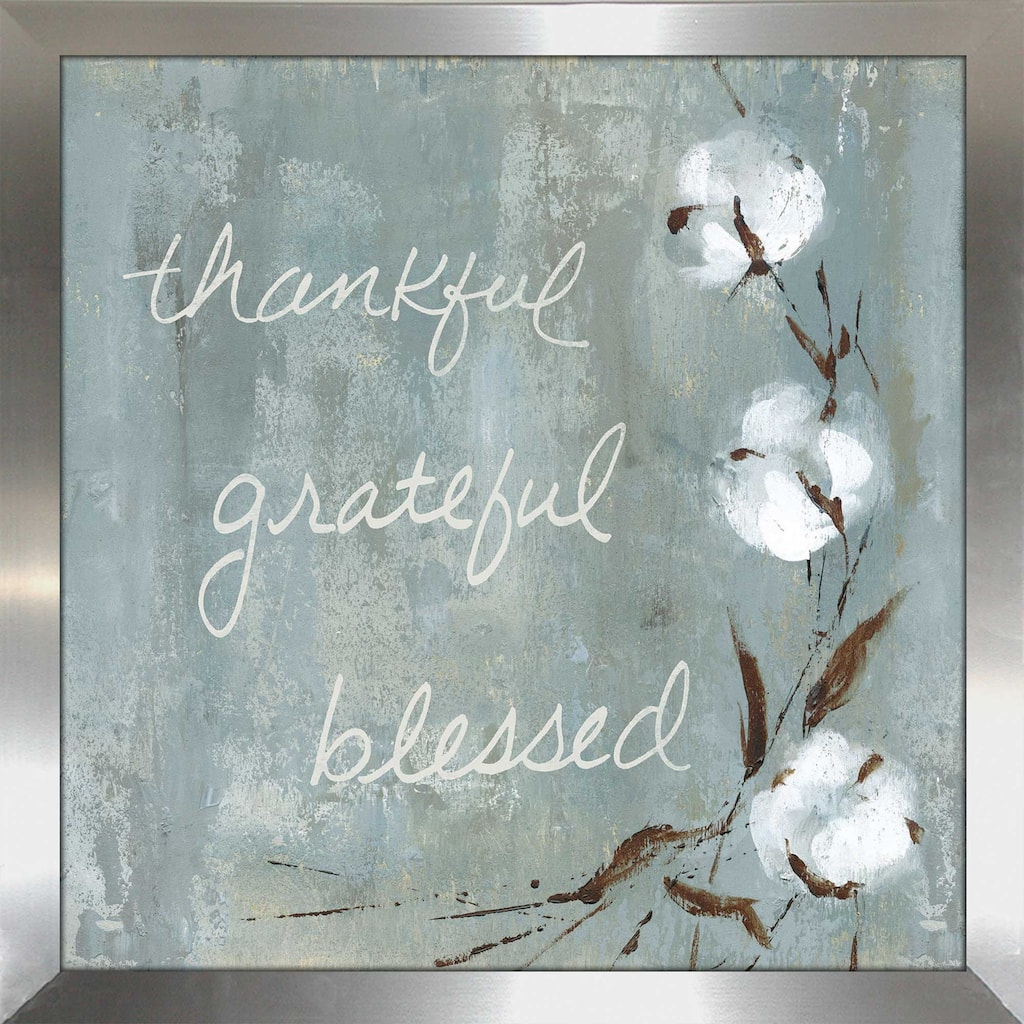 "Cotton Thankful" by Carol Robinson Print on Acrylic