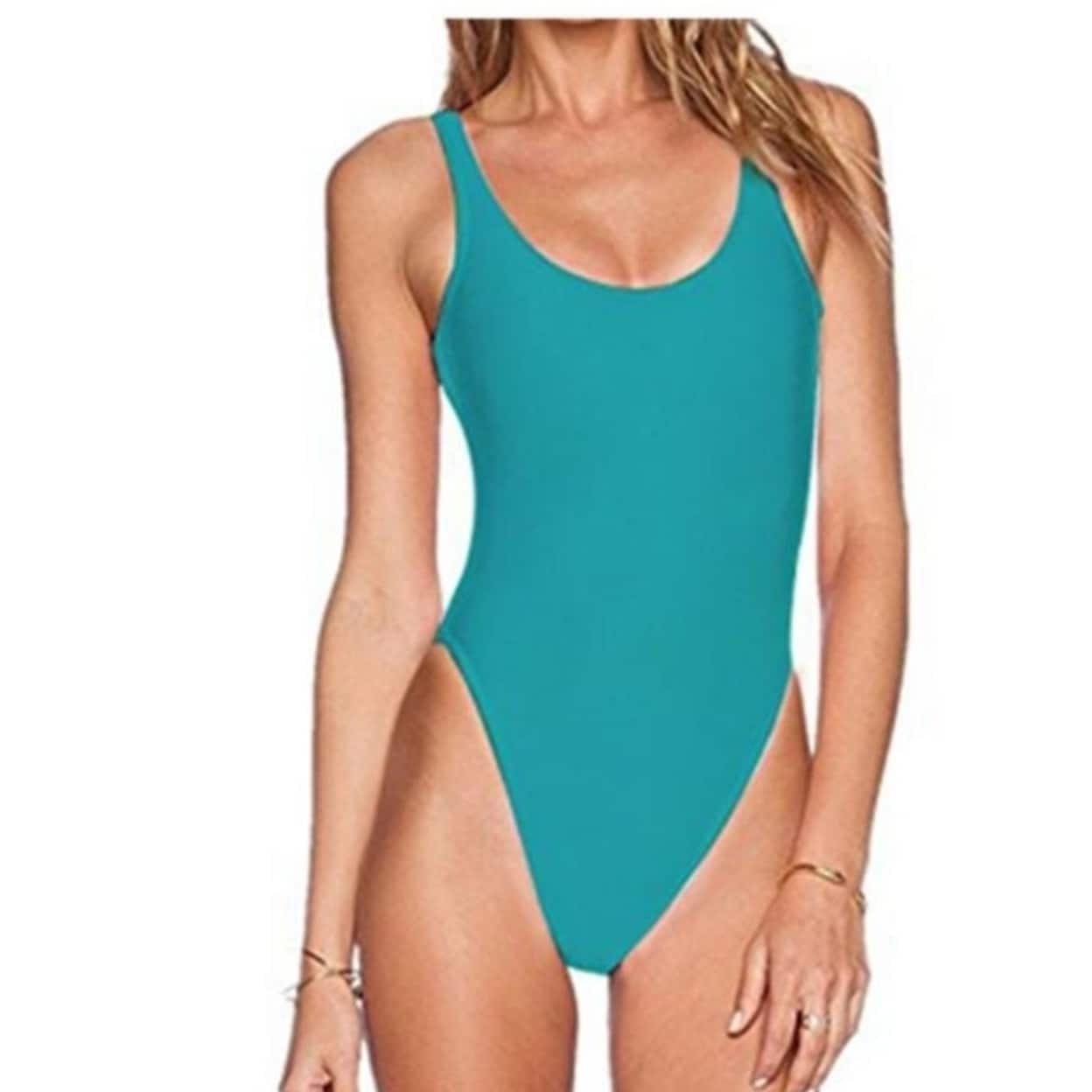 teal one piece