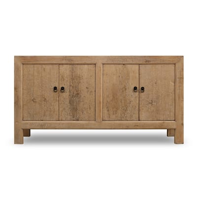 67" Capri 4 Door Sideboard, Weathered Natural