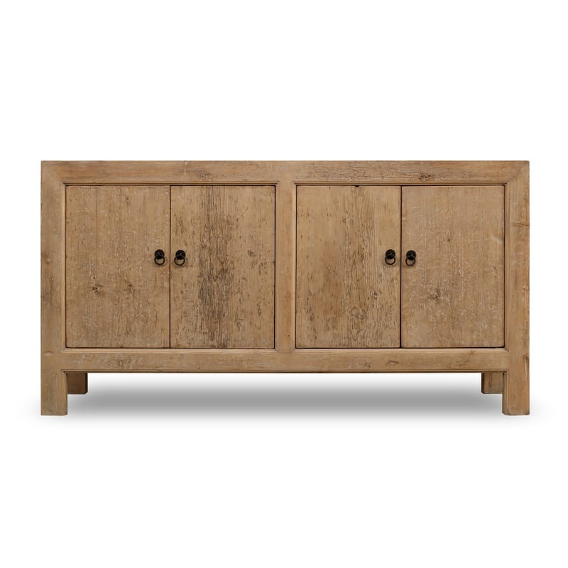 67" Capri 4 Door Sideboard, Weathered Natural