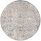 preview thumbnail 23 of 23, SAFAVIEH Brentwood Linza Traditional Oriental Rug 6'7" Round - Light Grey/Blue - Round