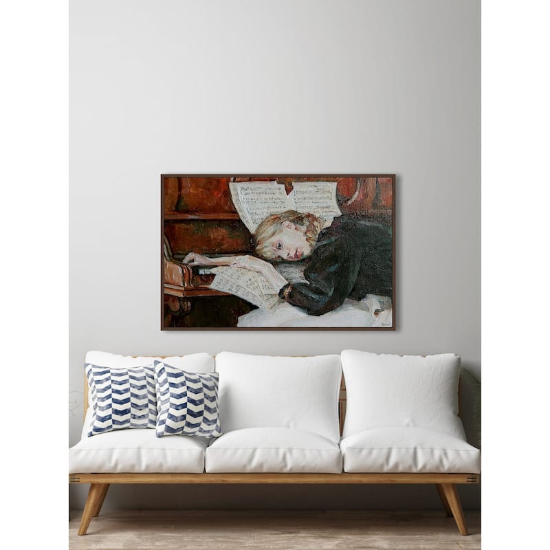 This Will Pass Floater Framed Print on Canvas