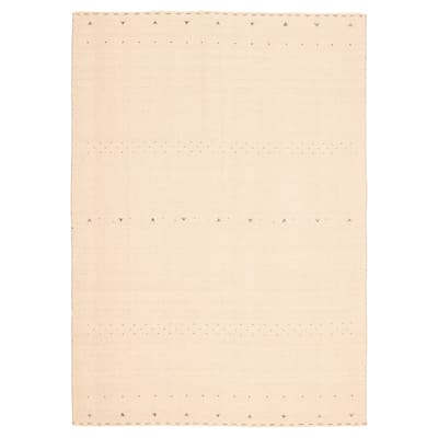 Kashkuli Gabbeh Cream Rug 7'10" x 11'1" - 7'10 x 11'1