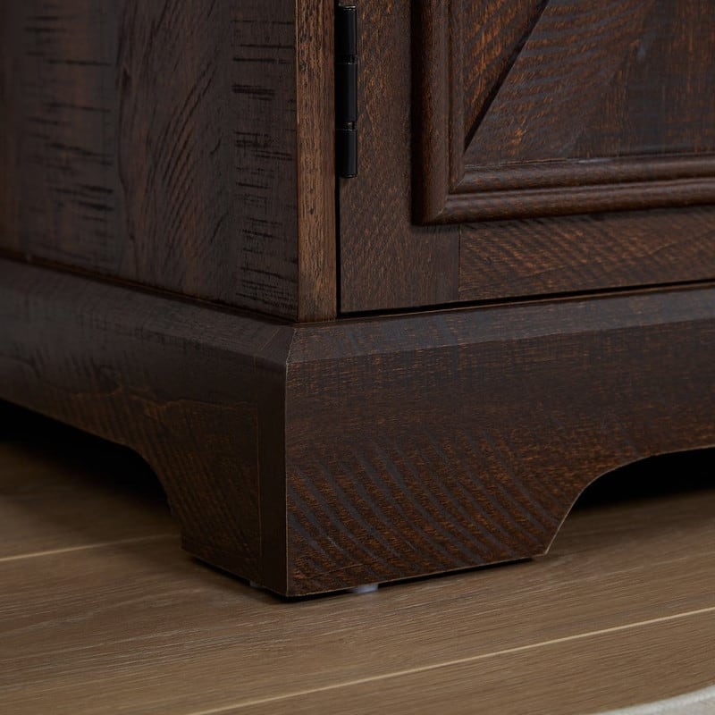 39.38''W Wine Bar Storage Sideboard with 2 Drawers