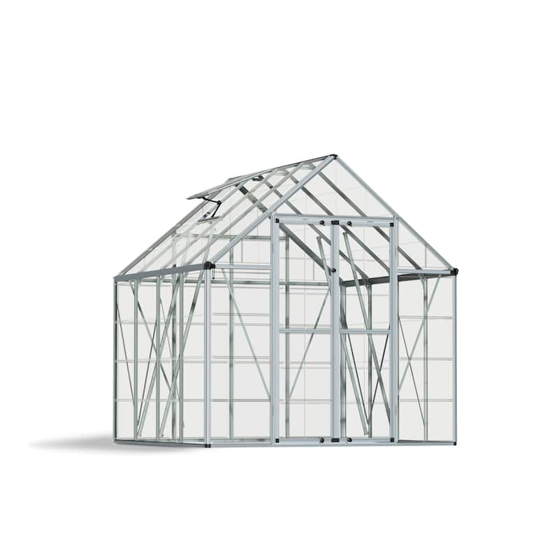 Canopia Snap & Grow Greenhouse 8 ft. x 8 ft. Silver/Clear DIY Kit - 8ft. x 8ft