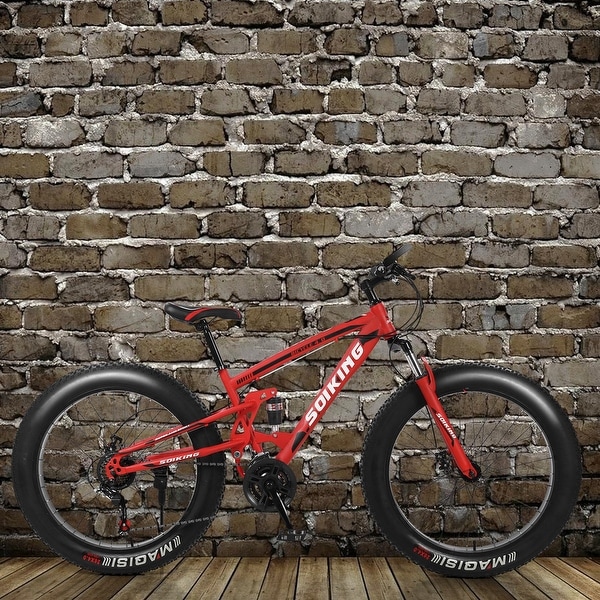 Steel frame full outlet suspension mountain bike
