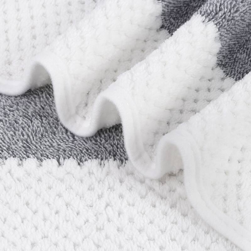 Waffle Stripe Bath Towels 30" x 60"