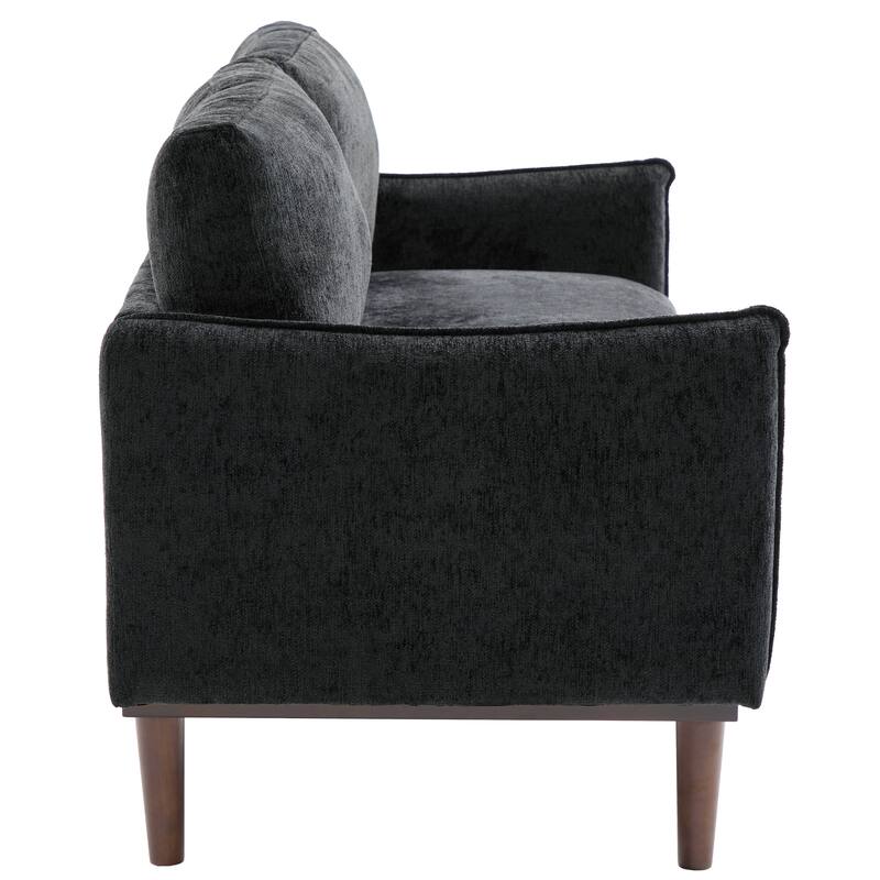 Christopher Knight Home - Lovina Modern Upholstered Loveseat Sofa with Spacious Seating and High-Density Cushioning.