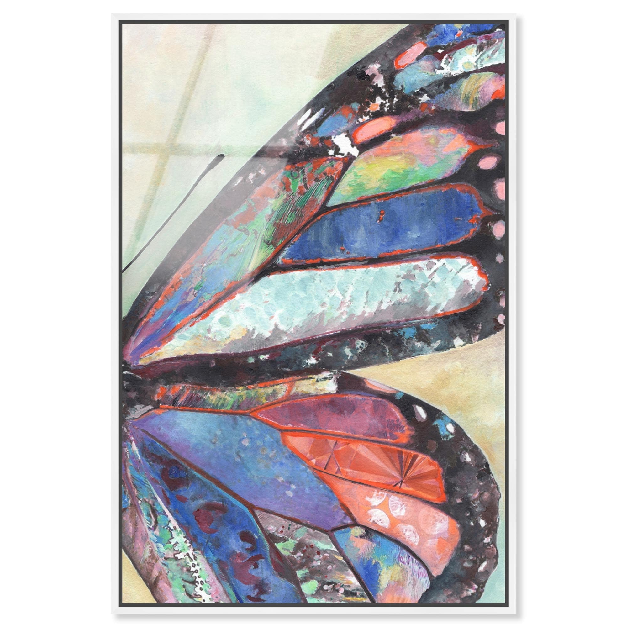 Butterfly Part II Butterfly Framed Acrylic Wall Art by Art Remedy