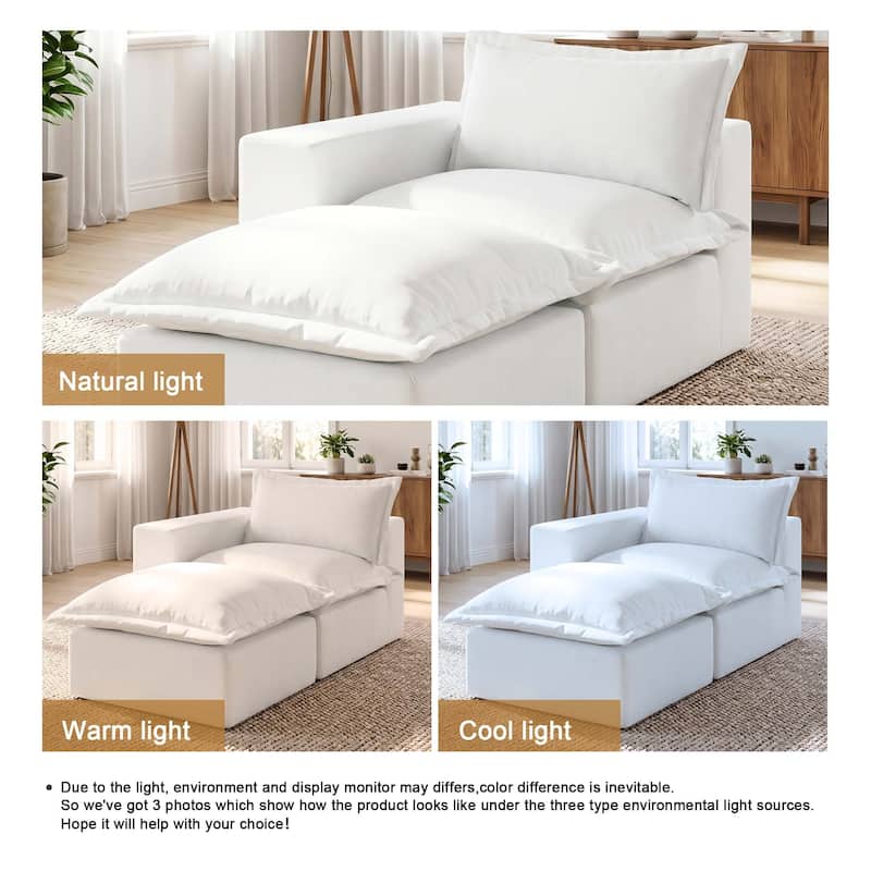 Comfy Cloud Couch Plush Modular Sectional Sofa For Living Room