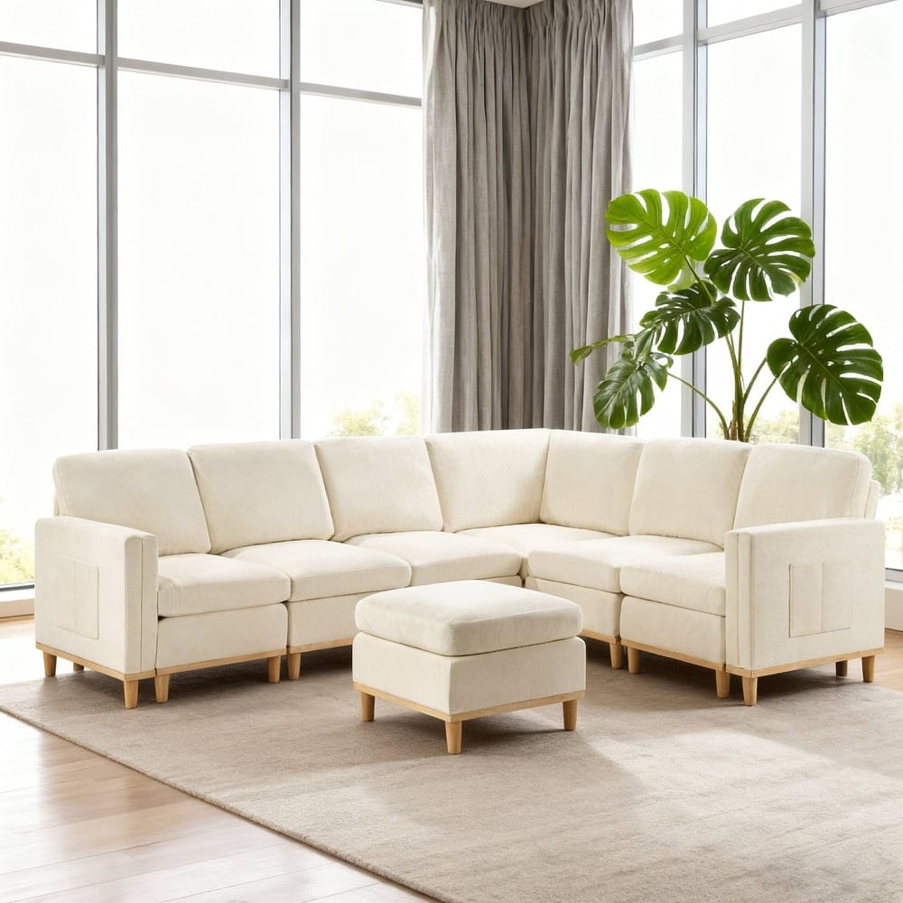 Modern Sofa Chair,Sectional Sofa with Soft Padding-Ideal for Living Room,Office & Dining Room