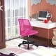 preview thumbnail 11 of 41, Height-adjustable Ergonomic Kids Desk Chair with Universal Casters-Blue