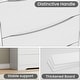 preview thumbnail 14 of 26, Tall Modern Wooden Dresser with 8 Drawers, Deep Storage, Large Chest of Drawers with Wide Top