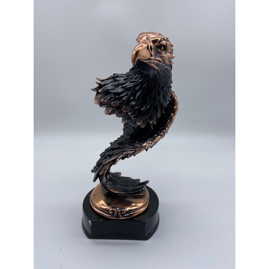 Spiral Eagle Bust on Pedestal