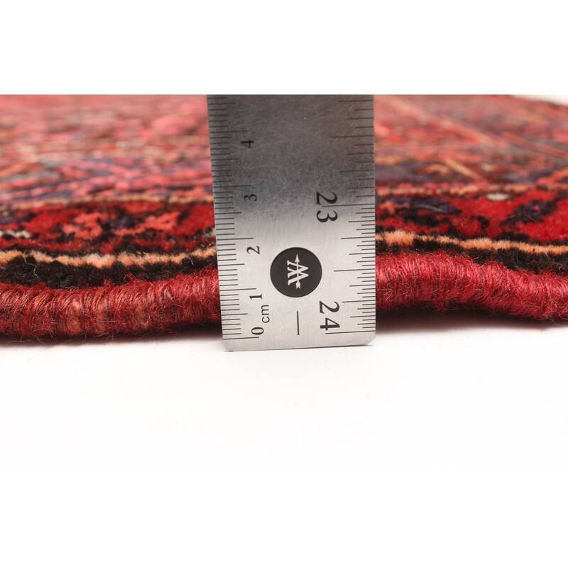 ECARPETGALLERY Hand-knotted Andelz Dark Red Wool Rug - 4'9 x 7'0