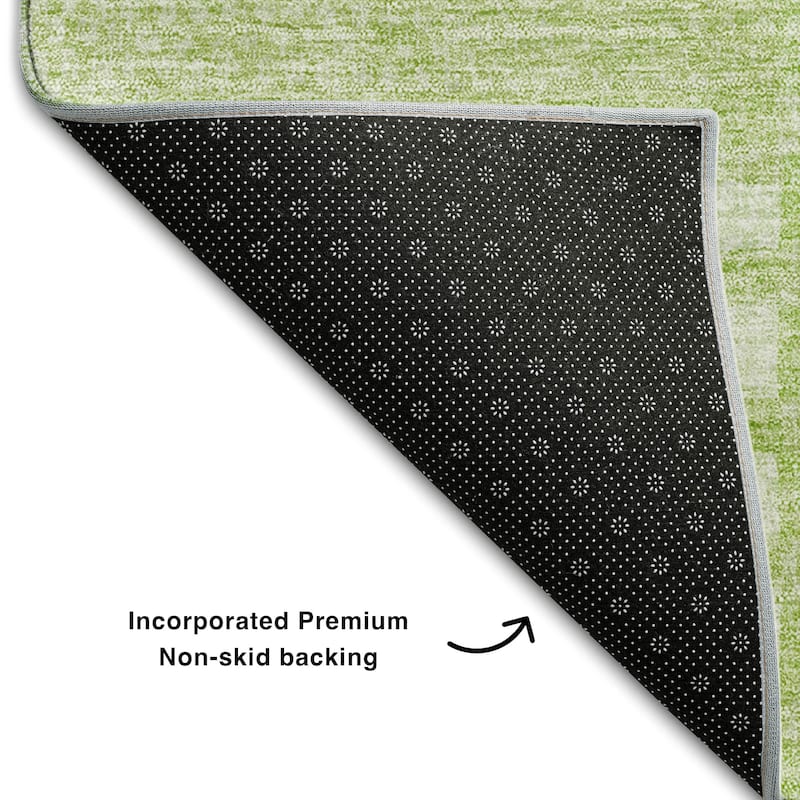 Premium Washable Super Soft Stripe Geo Mayfield Rug