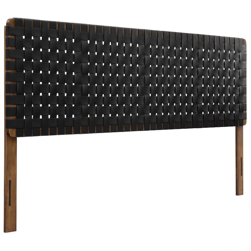 Sparta Twin/Full/Queen/King Vegan Leather Weave Headboard