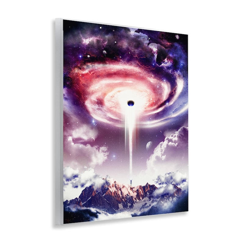 Stupell Surreal Space Nebula Rays Wall Plaque Art Design By Barrett Biggers
