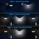 preview thumbnail 6 of 20, 2 Pack LED Solar Security Light with Motion Sensor, Outdoor Flood Wall Sconce
