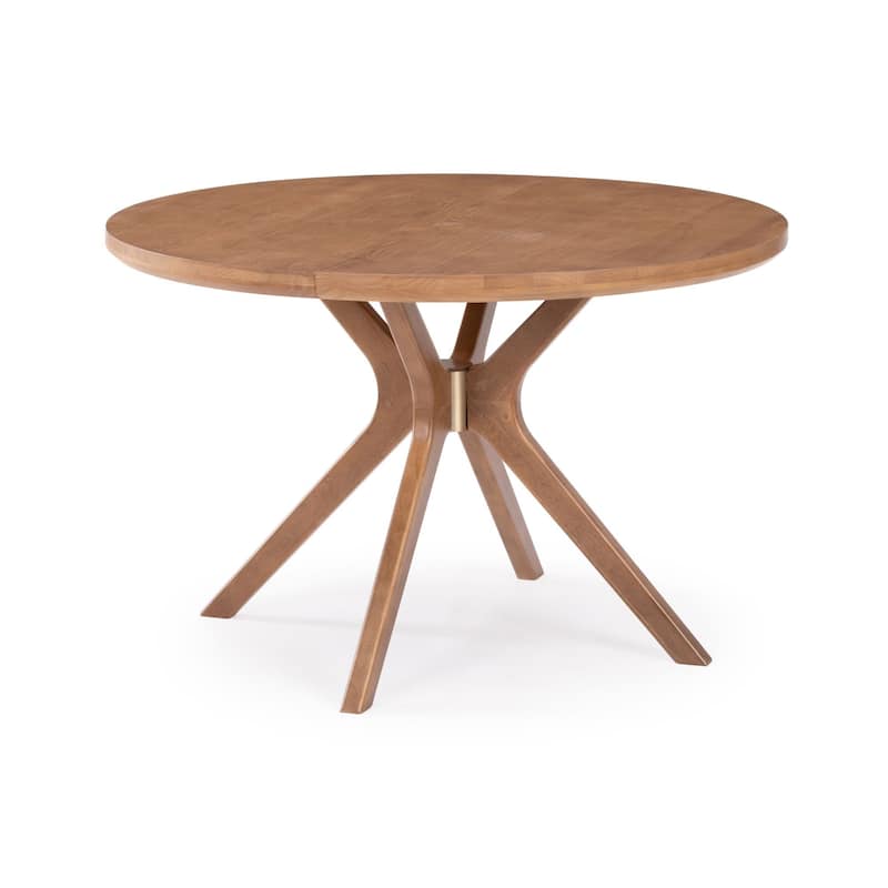 Plank and Beam Verso Cross Leg Round Dining Table - 47"