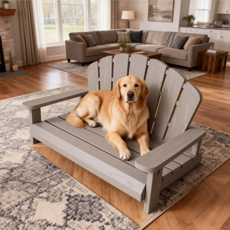 Resin pet bed/chair, weatherproof outdoor gardens, patios, bedrooms, living rooms, cats, dogs, and rabbits.