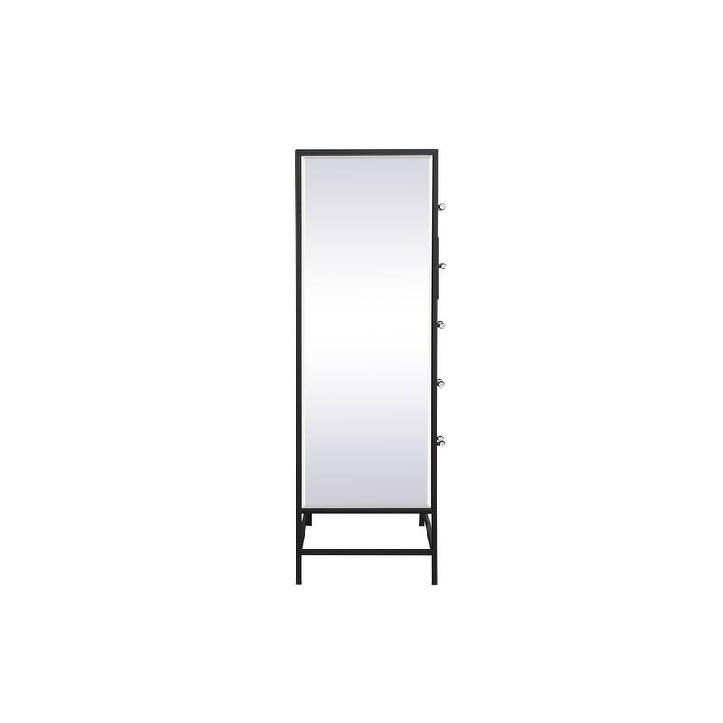 Modern Mirrored End Table