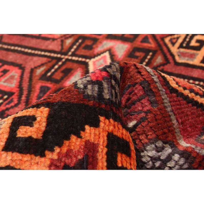 ECARPETGALLERY Hand-knotted Melis Vintage Burgundy Wool Rug - 4'7 x 6'5