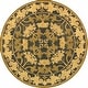 preview thumbnail 54 of 58, SAFAVIEH Handmade Anatolia Berta Traditional Oriental Wool Rug 6' Round - Navy/Sage - Round