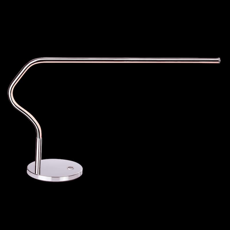 Natalie 15" LED Integrated Task Lamp, Chrome by JONATHAN Y