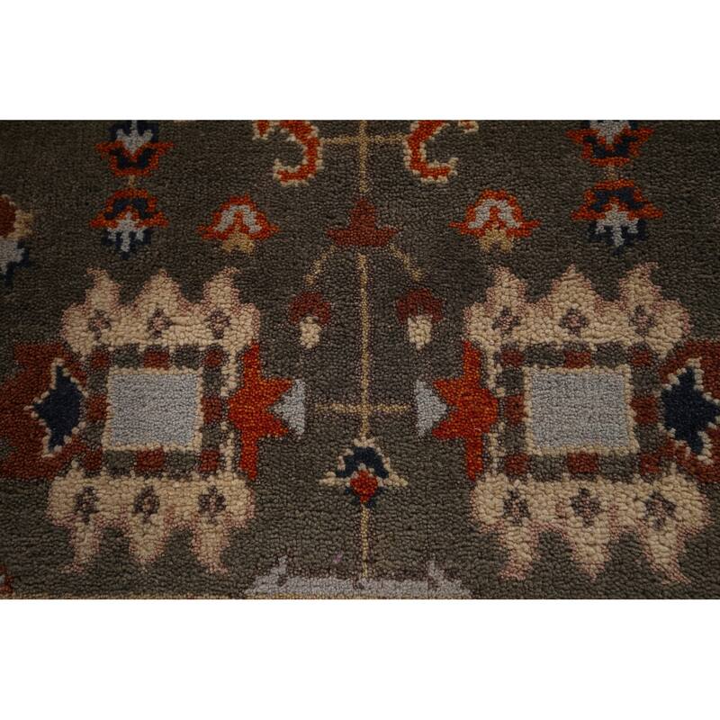 Oushak Oriental Area Rug Handmade Wool Carpet - 4'0"x 5'11"