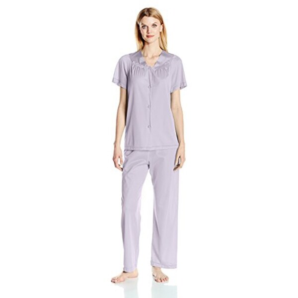Vanity Fair Womens 90107 Sleepwear Colortura ShortSleeve Pajama Set