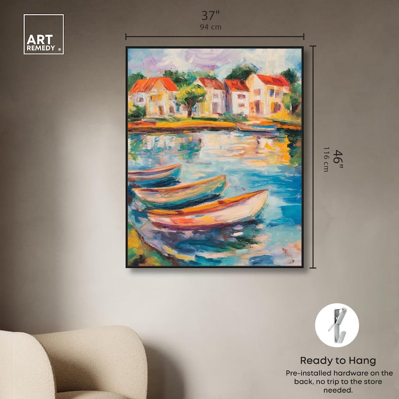 Bayside Calm II Canvas by Art Remedy