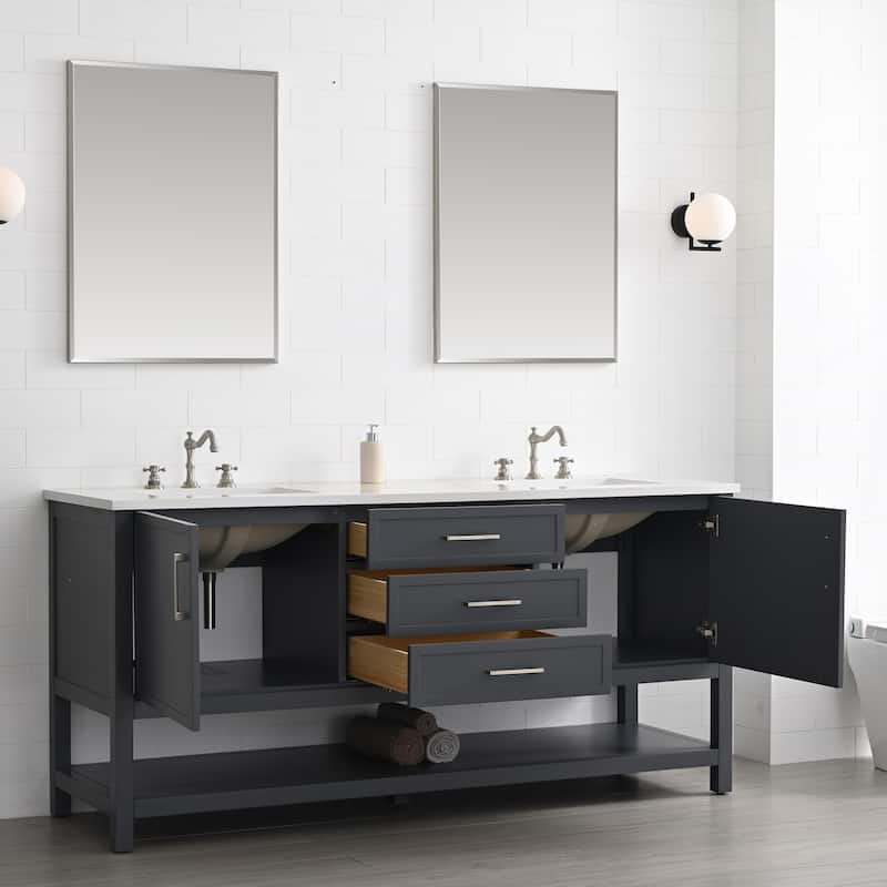 Sudio Design Arlo 72" Double Bathroom Vanity