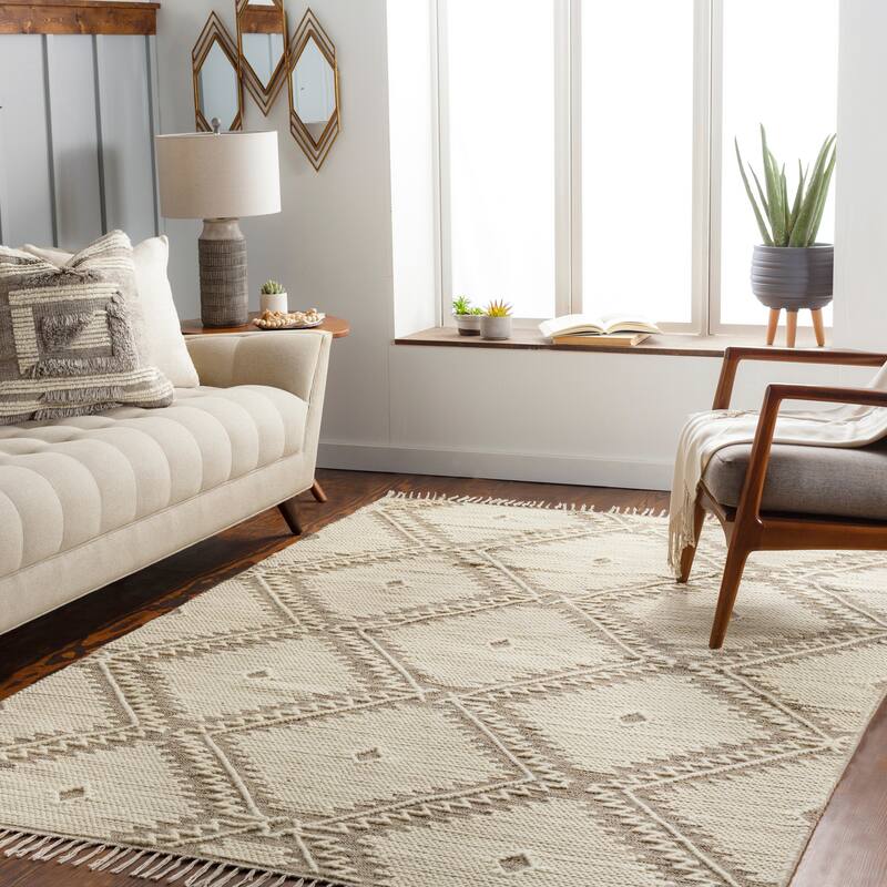 Livabliss Beto Handmade Geometric Nomad Cotton Area Rug