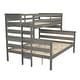 preview thumbnail 14 of 31, Detachable Design Wood Twin XL over Queen Bunk Bed with Ladder,Multifunctional Bunk Bed