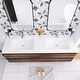 preview thumbnail 97 of 148, Floating Bathroom Vanity with Integrated Resin Top
