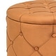 preview thumbnail 5 of 18, Adeco Round Velvet Multi-Function Vanity Footstool Storage Ottoman