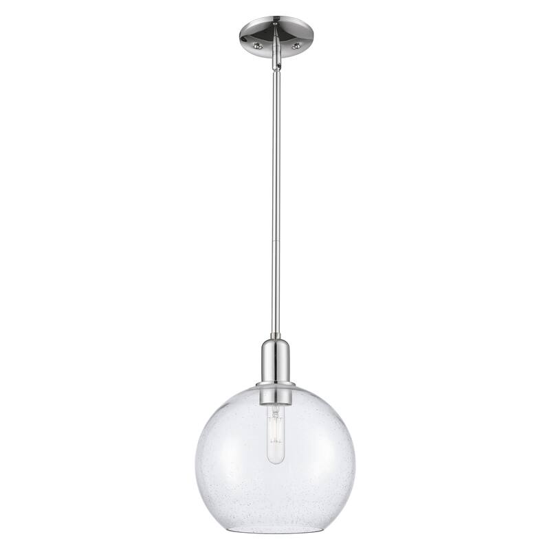 Innovations Lighting Endless Possibilities Arcadia - Athens - 1 Light 10" Stem Hung Mini Pendant - Polished Chrome/Seedy