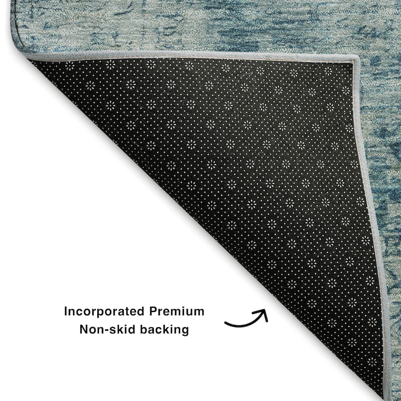 Premium Washable Super Soft Vintage Traditional Mayfield Rug