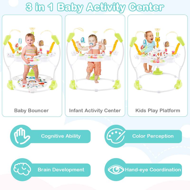 Costway Baby Stationary Activity Center Infant Jumper with Removable - See Details