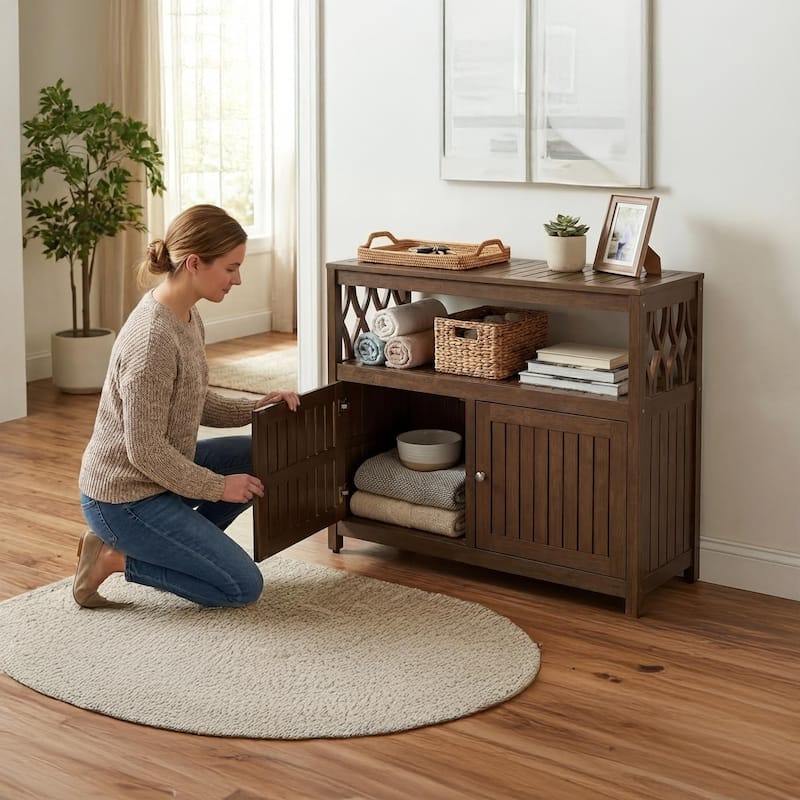 DTY Outdoor Living Longs Peak Eucalyptus Sideboard