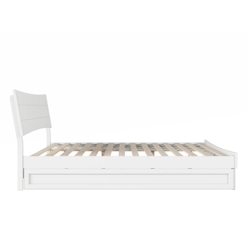 Phoenix Wood Platform Bed with Trundle