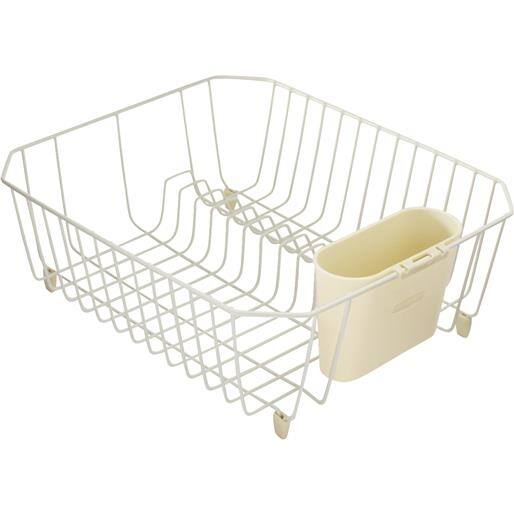 Shop Rubbermaid Home Bisque Twin Dish Drainer Fg6008arbisqu Unit Each Overstock 17559888