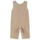 preview thumbnail 3 of 2, Brown Big Mouth Bass Smocked Overalls