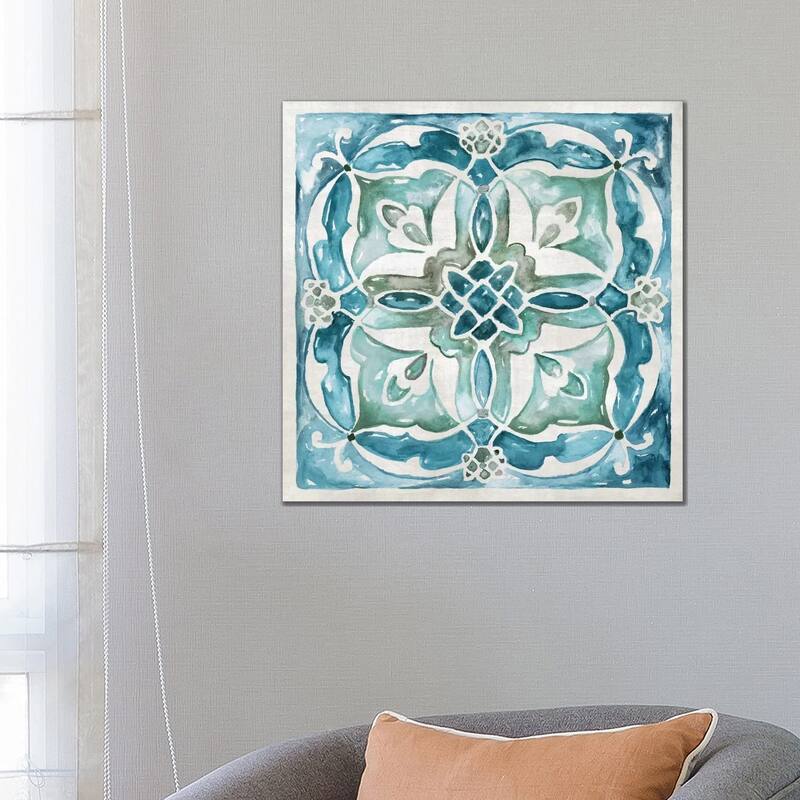 iCanvas "Caribbean Tile III" by Nan Canvas Print - 26x26x1.5